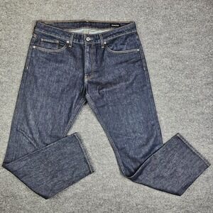 Bonobos Lightweight Slim Fit Jeans Men's 35(38)x32 Stretch Denim Dark Wash Taper